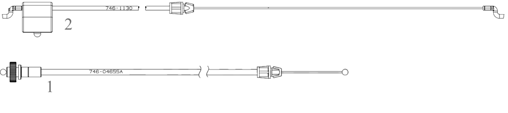 Cables Diagram and Parts List for 12AVB2ML345 2022 Yard Machines Lawn Mower
